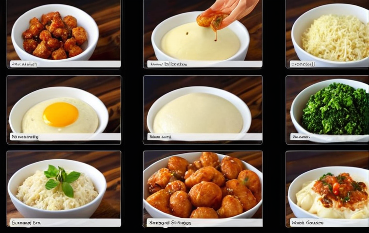 **
Food blogging recipe video: Close-up of each step of a cooking recipe being clearly demonstrated with good lighting and attractive presentation.
**