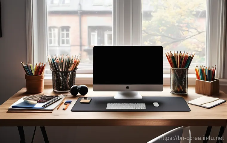 콘텐츠 크리에이터 필수 소프트웨어 목록 - **A young, focused content creator in a modern home studio.** A diverse, casually dressed male or fe... 콘텐츠 크리에이터 필수 소프트웨어 목록 - **A young, focused content creator in a modern home studio.** A diverse, casually dressed male or fe...